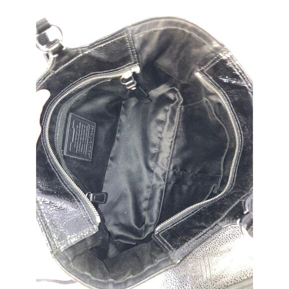 COACH F19462 LARGE PATTON LEATHER SIGNATURE SHOULDER BAG - Picture 12 of 16